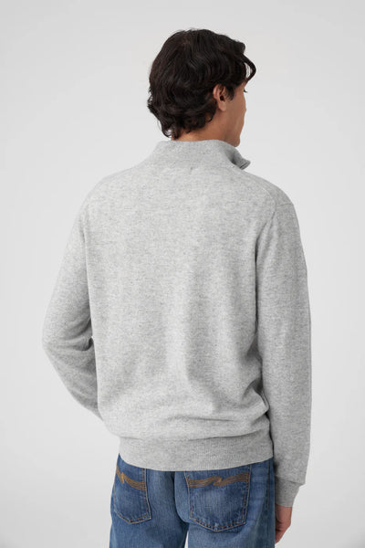 Half-Zip Cashmere Grey