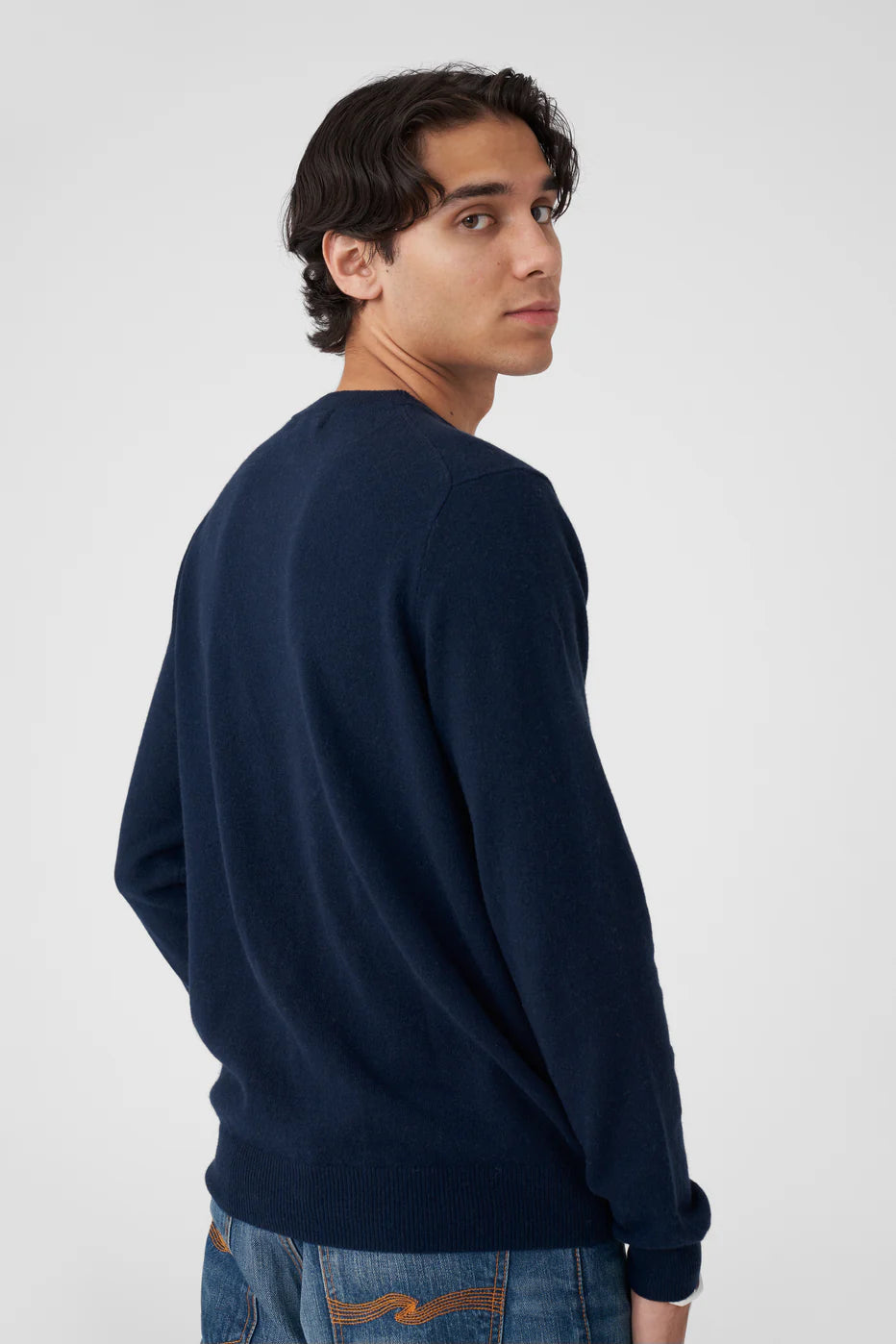 O-Neck Cashmere Navy