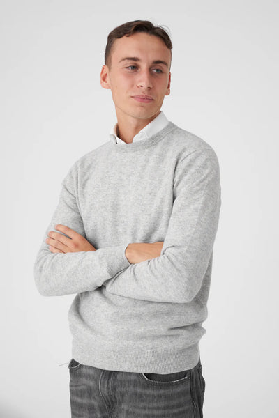 O-Neck Cashmere Grey