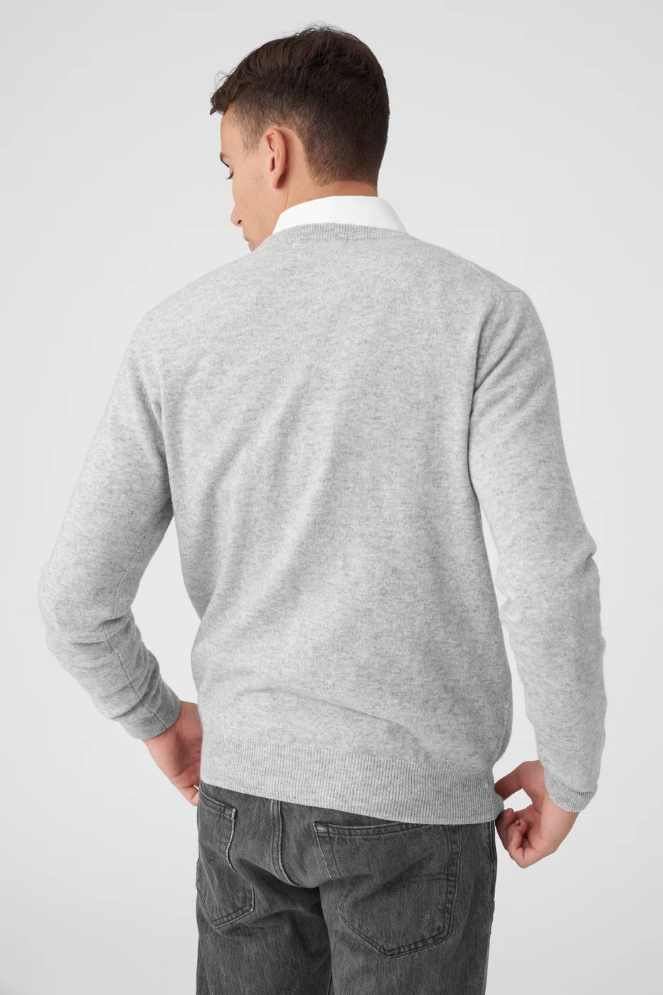 O-Neck Cashmere Grey