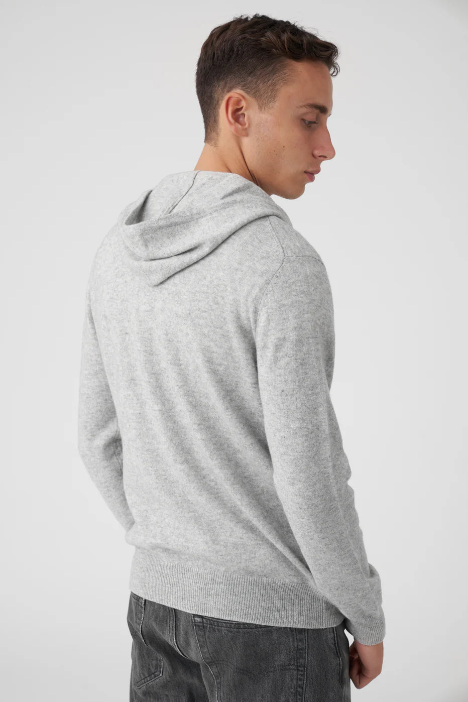 Zip Hoodie Cashmere Grey