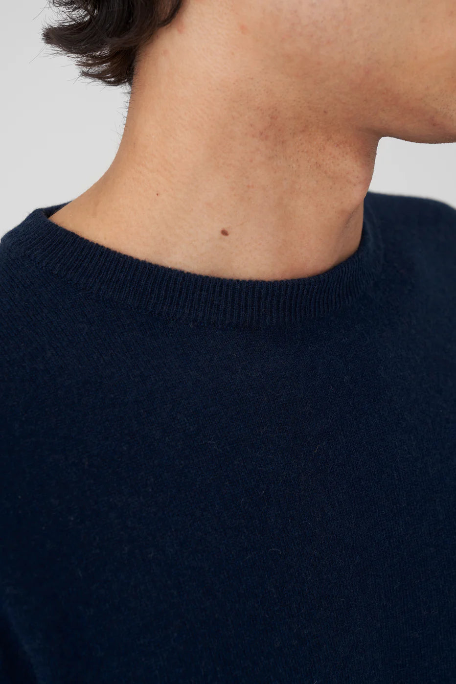 O-Neck Cashmere Navy